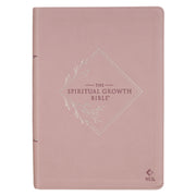 Dusty Mauve Faux Leather Spiritual Growth Bible