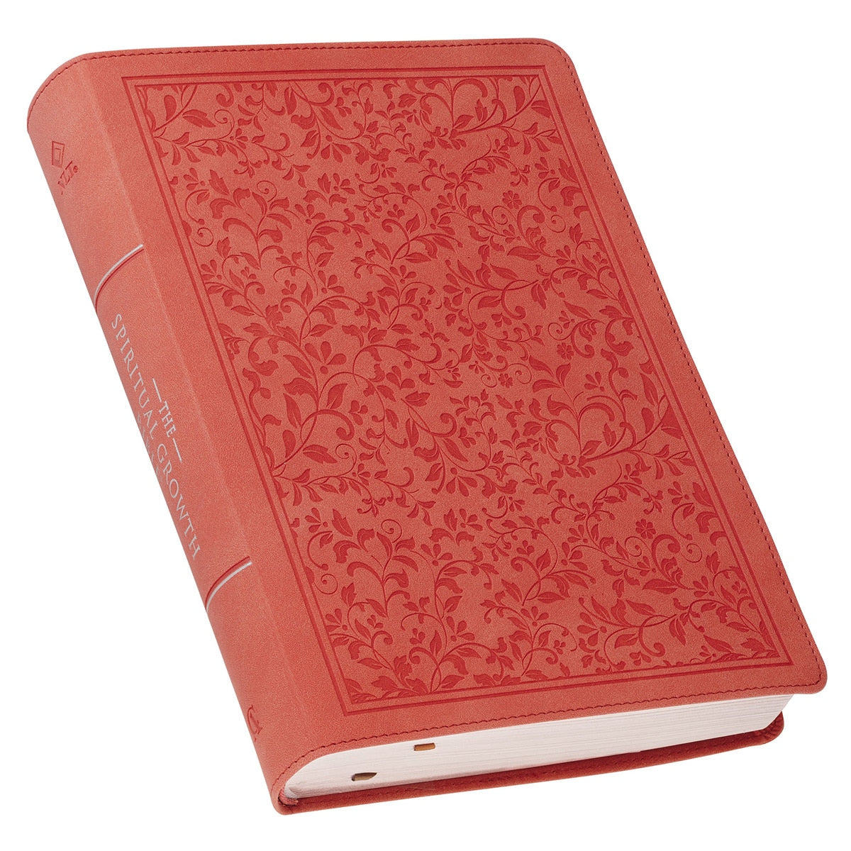 Coral Vine Faux Leather Spiritual Growth Bible