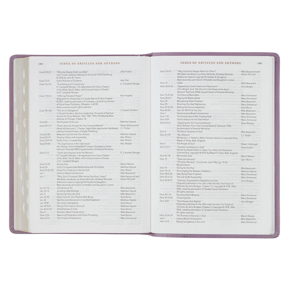 Plum Floral Faux Leather Spiritual Growth Bible