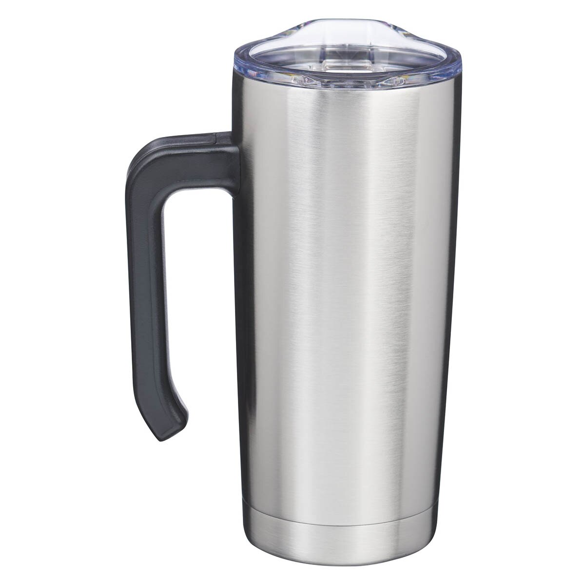 Man of God Stainless Steel Travel Mug with Handle - 1 Timothy 6:11