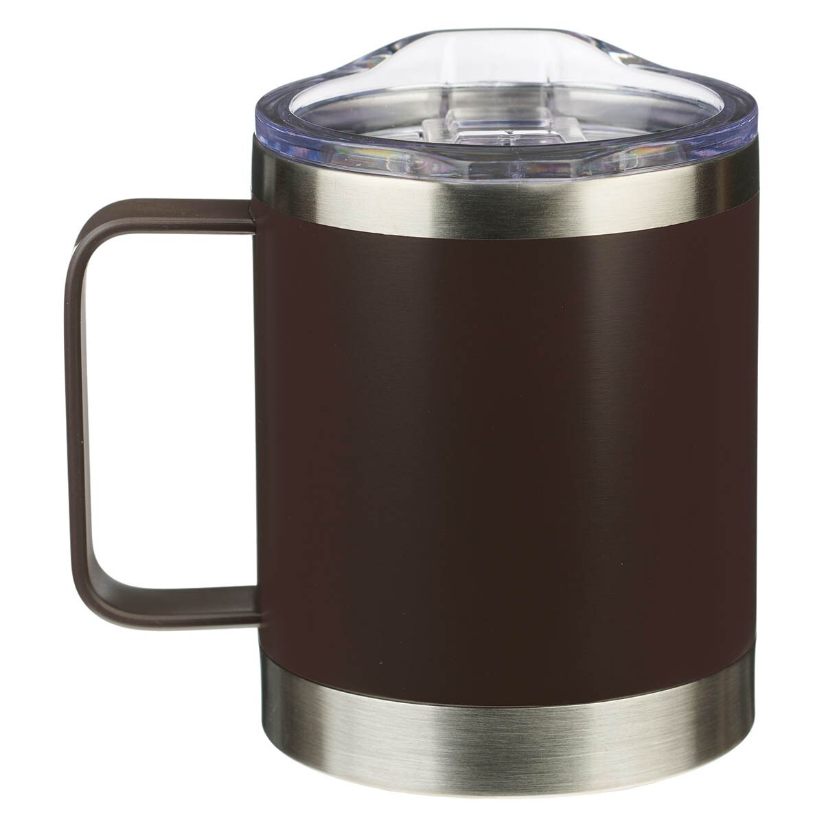 Commit Everything Brown Camp-style Stainless Steel Mug - Psalm 37:5