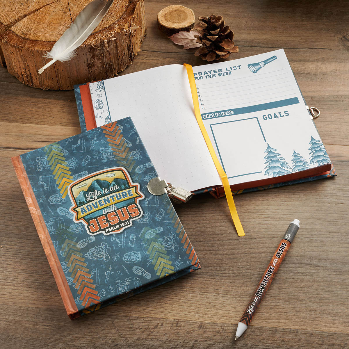 Adventure with Jesus Glow In The Dark Secret Diary - Psalm 16:11