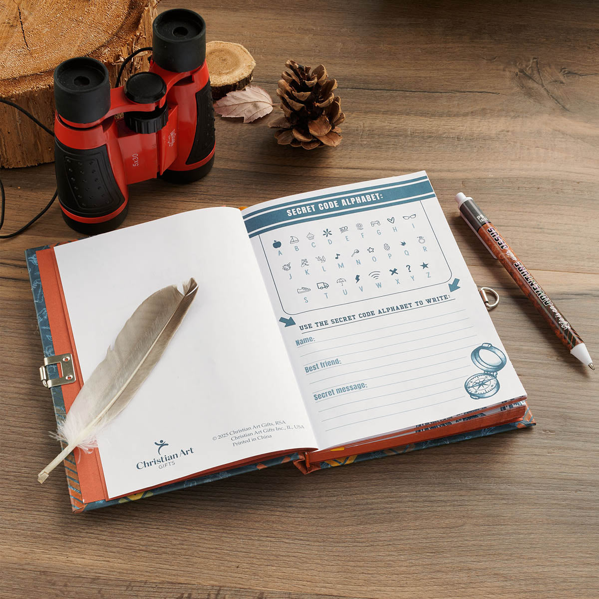 Adventure with Jesus Glow In The Dark Secret Diary - Psalm 16:11