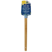 The Commit Your Work to the Lord Navy Floral Silicone Spatula – Proverbs 16:3