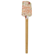 Rejoice Always Peach Floral Silicone Spatula – 1 Thessalonians 5:16