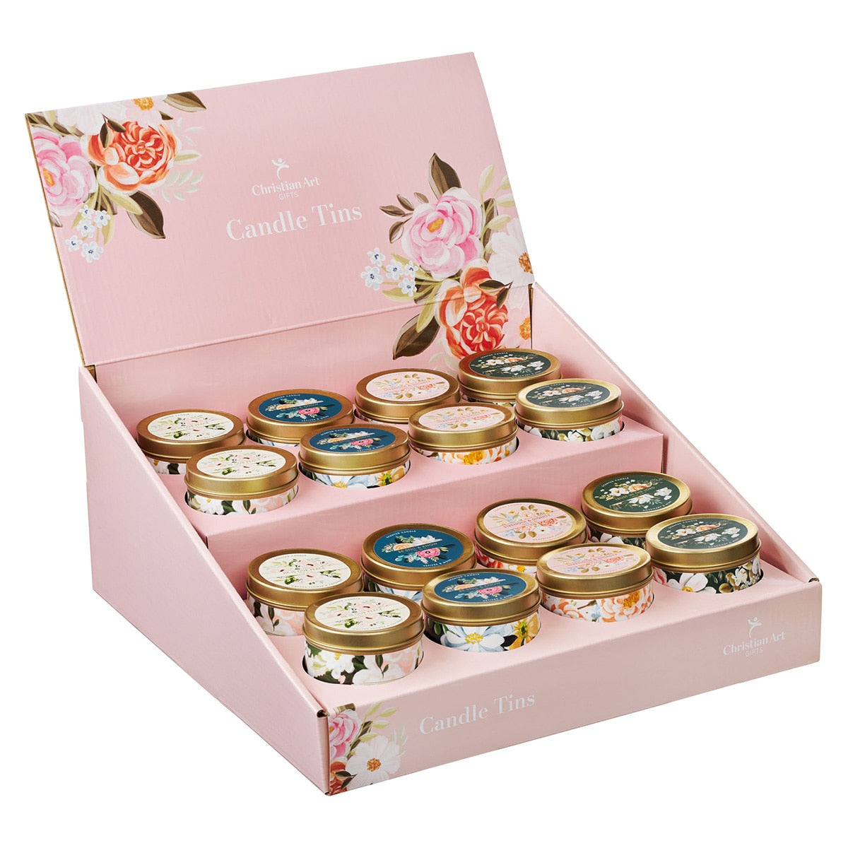 Pre-packed Candle Tins Merchandiser 
