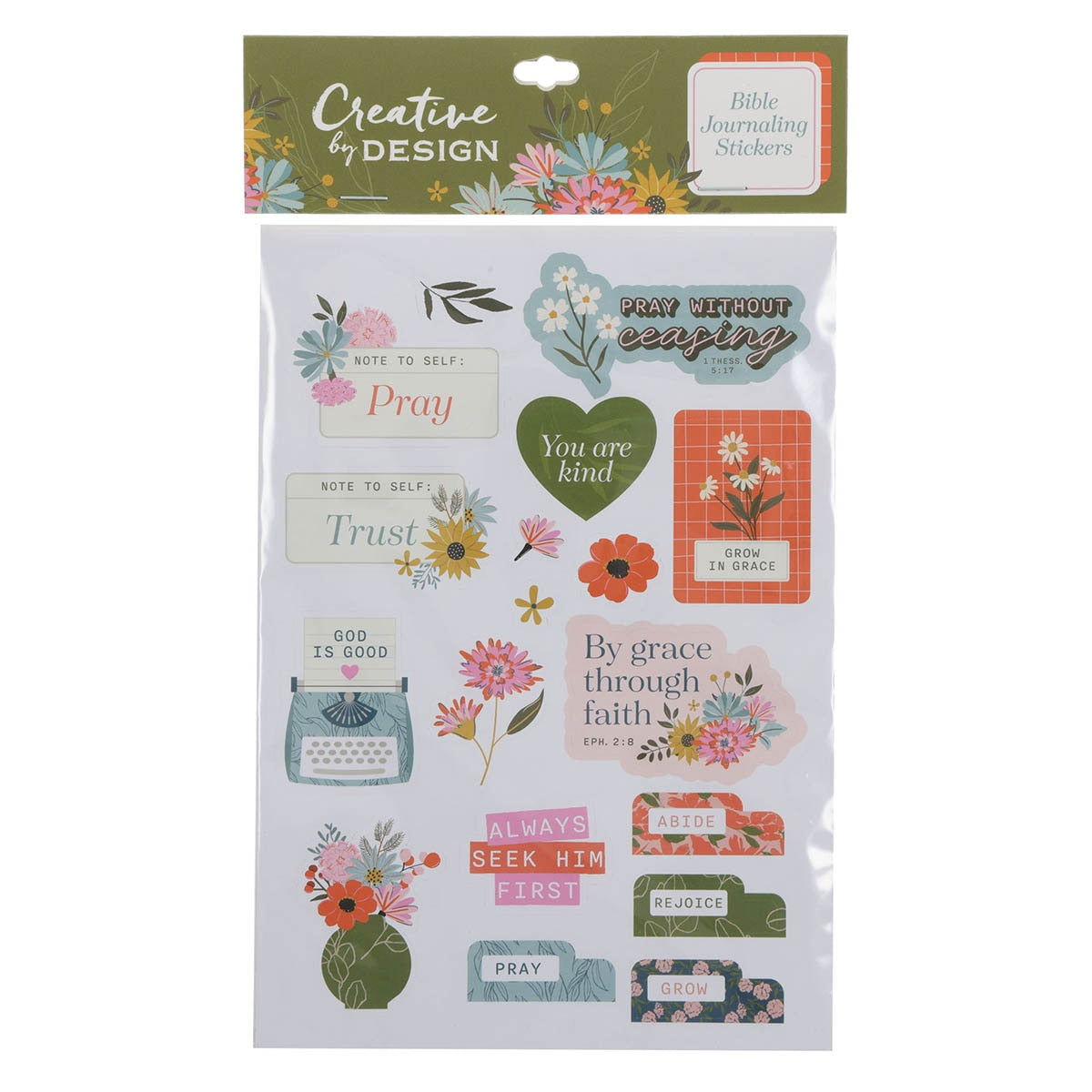 Grow in Grace Bible Journaling Stickers