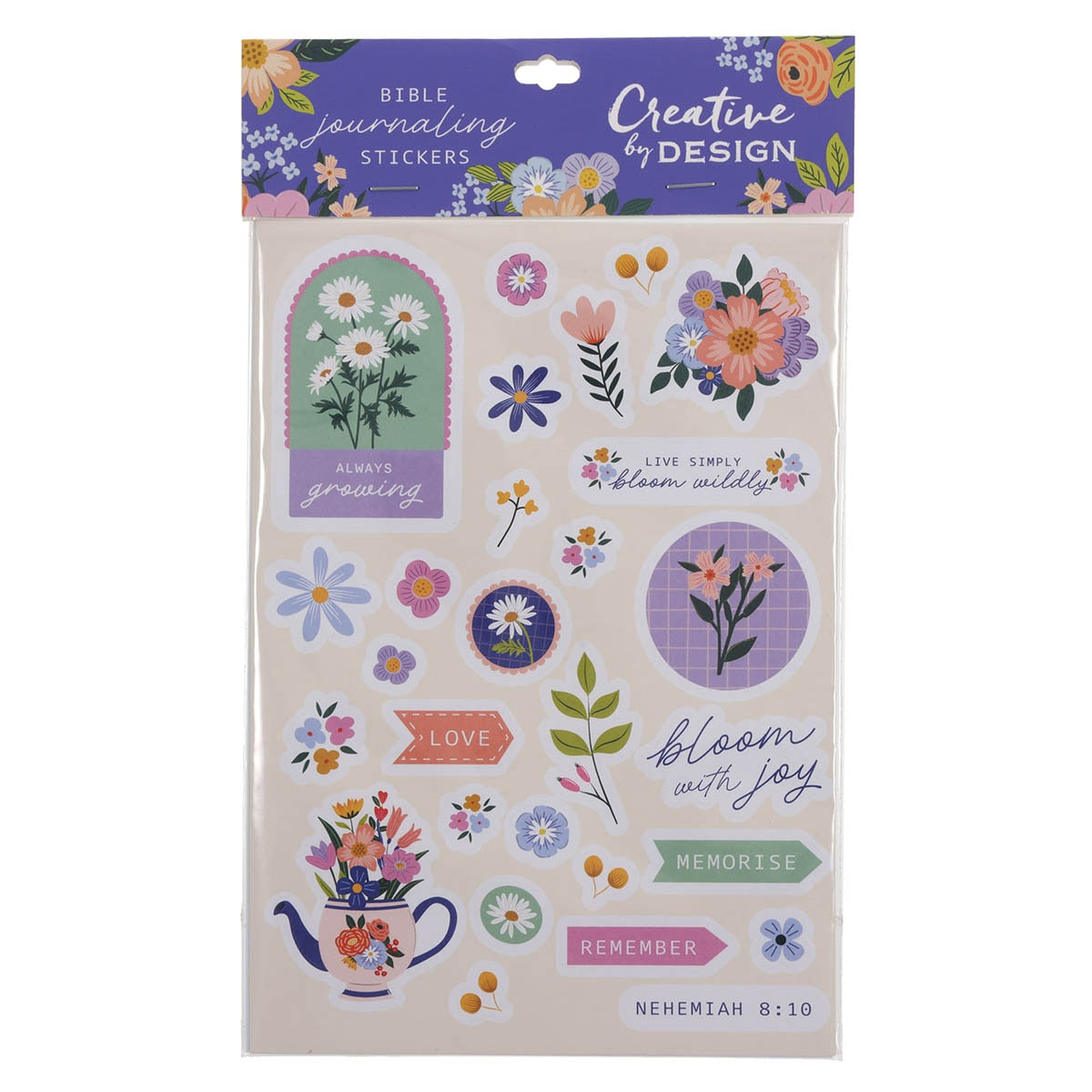Bloom Wildly Bible Journaling Stickers