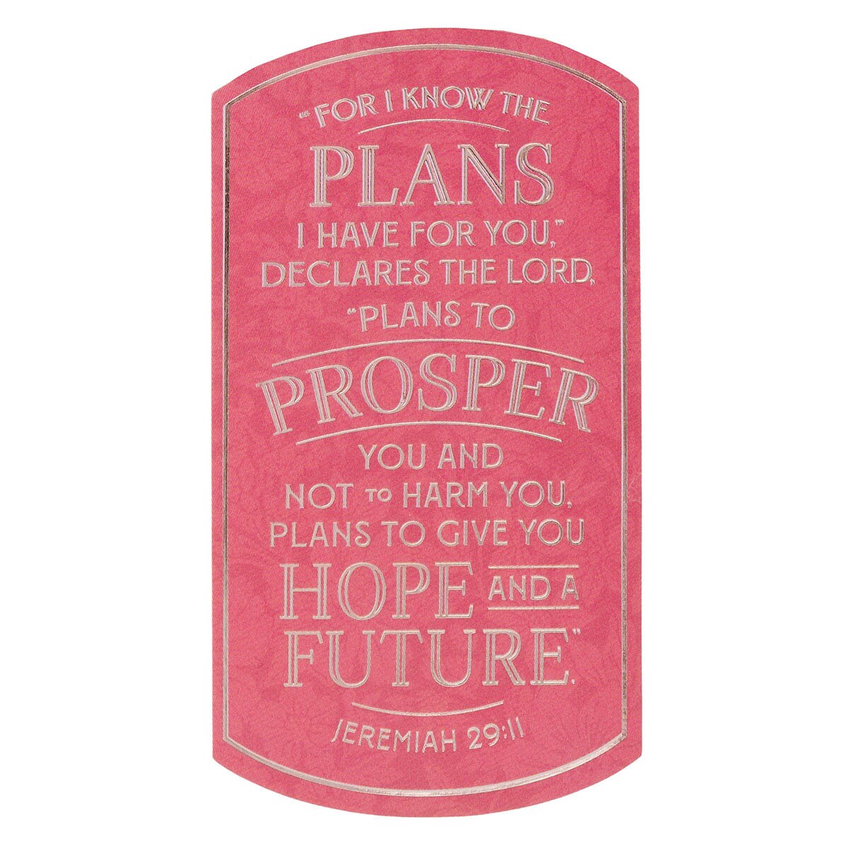 Hope and a Future Clear Bloom Sticker - Jeremiah 29:11