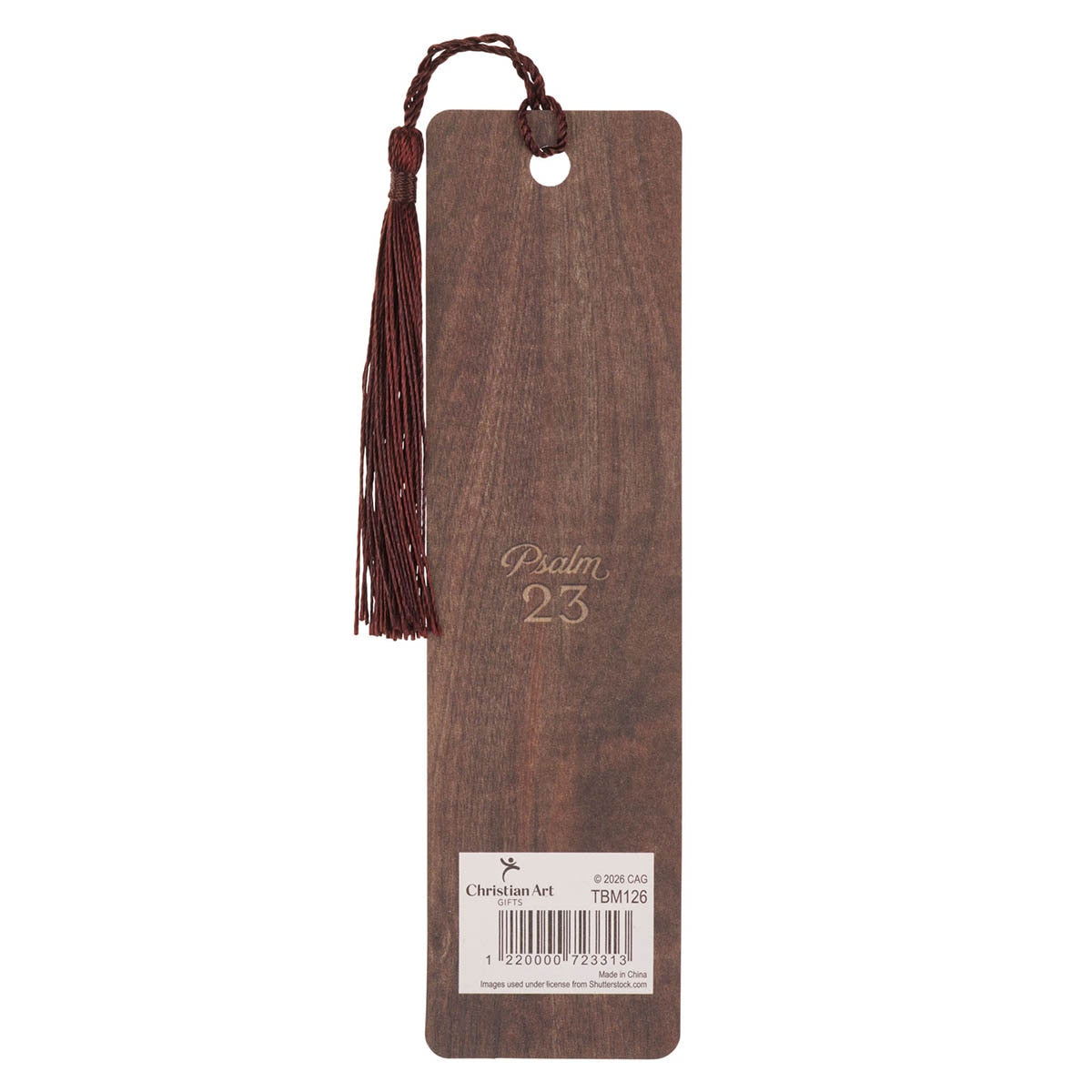 Lord Is My Shepherd Bookmark with Tassel - Psalm 23