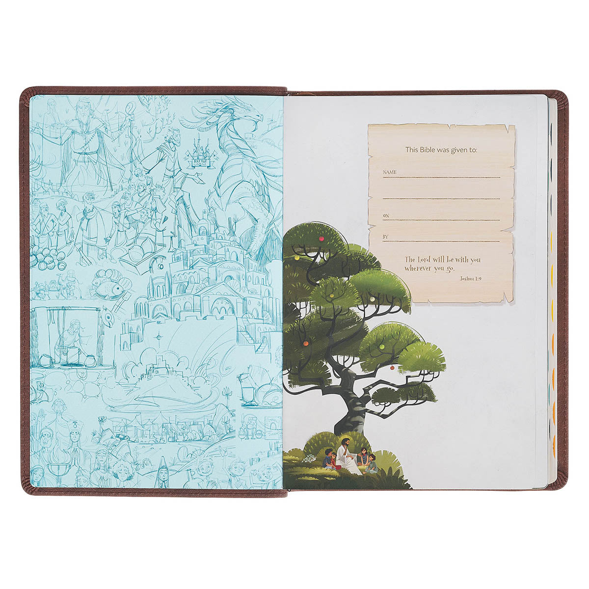 Brown Faux Leather Discovery Bible
