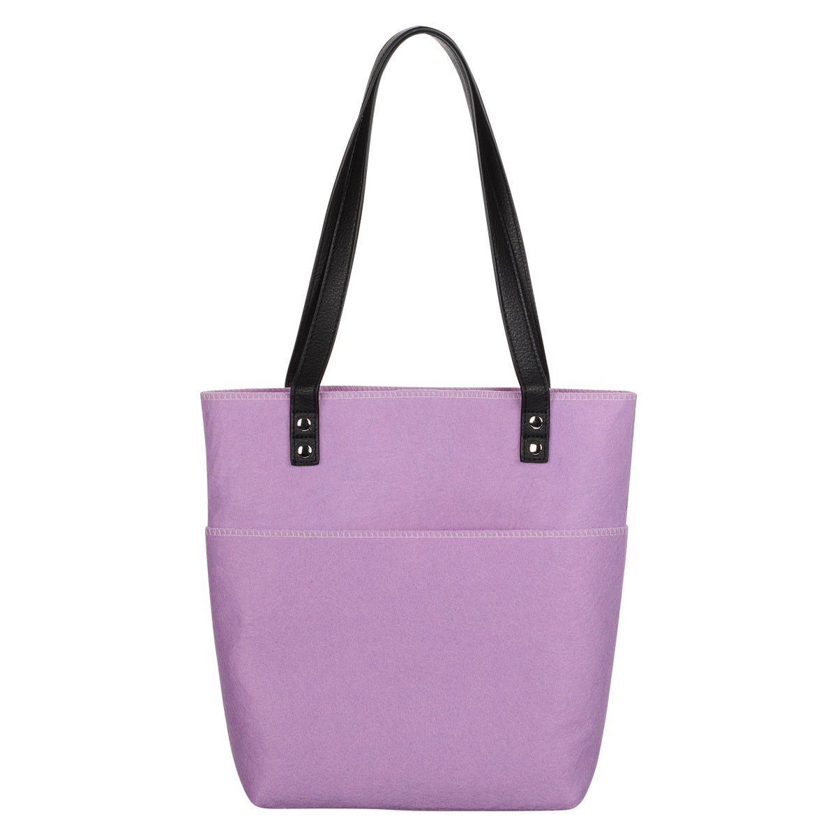 Be Still and Know Purple Butterfly Fashion Felt Bible Tote Bag - Psalm 46:10