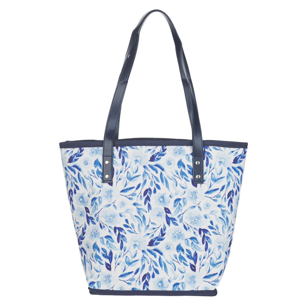 Trust Blue Botany Canvas Tote Bag - Proverbs 3:5
