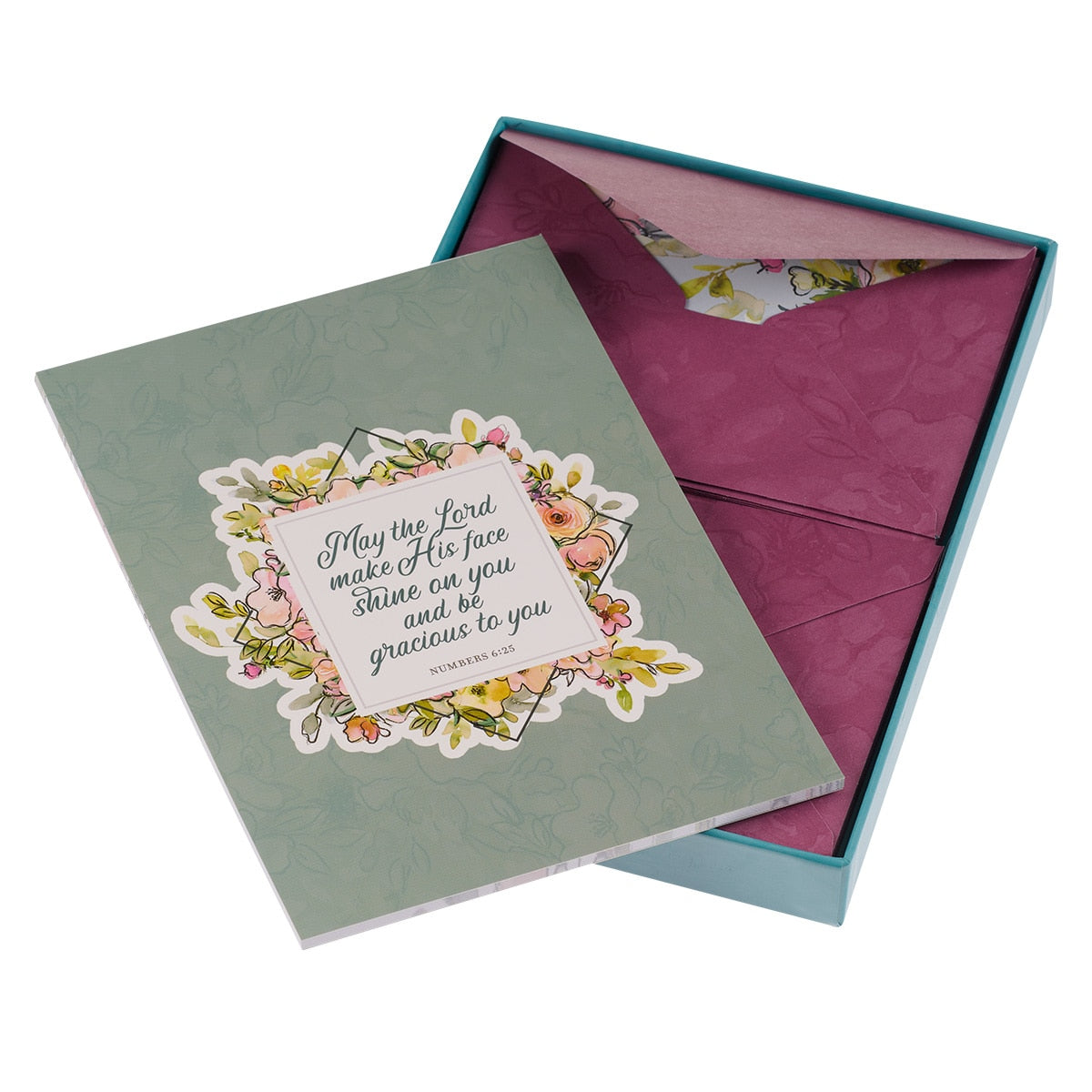 May His Face Shine Upon You Writing Paper and Envelope Set - Numbers 6:24