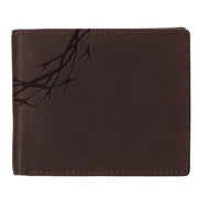 Crown of Thorns Espresso Brown Genuine Leather Wallet