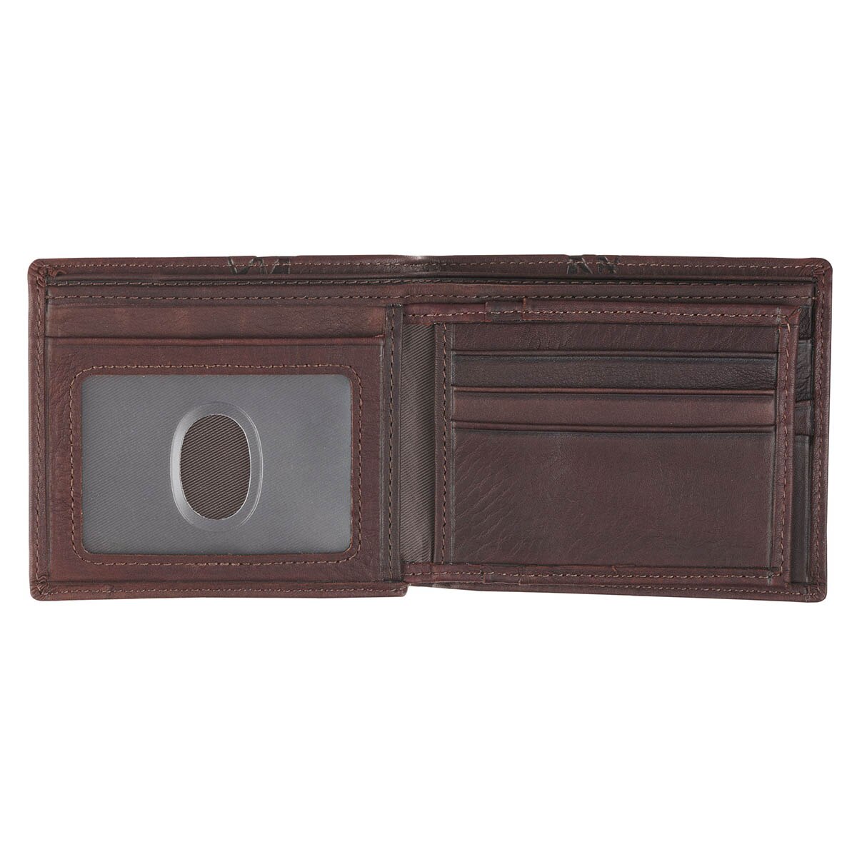 Crown of Thorns Espresso Brown Genuine Leather Wallet
