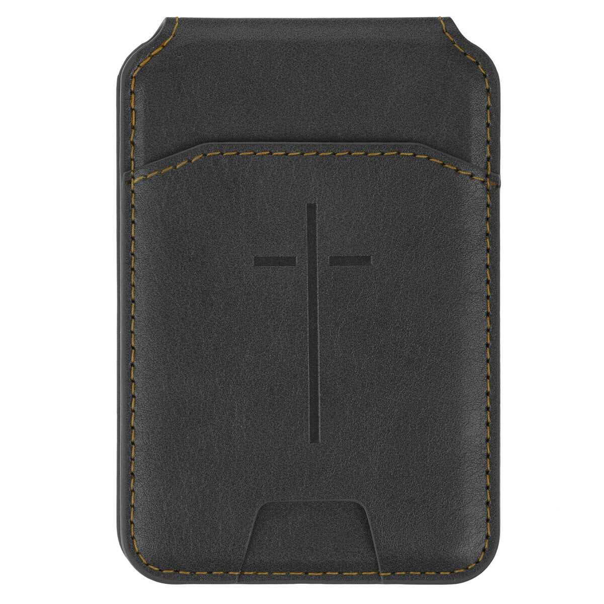  Cross Black Faux Leather Phone Wallet with Stand