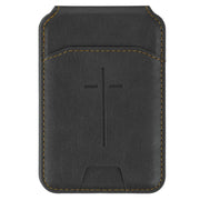  Cross Black Faux Leather Phone Wallet with Stand