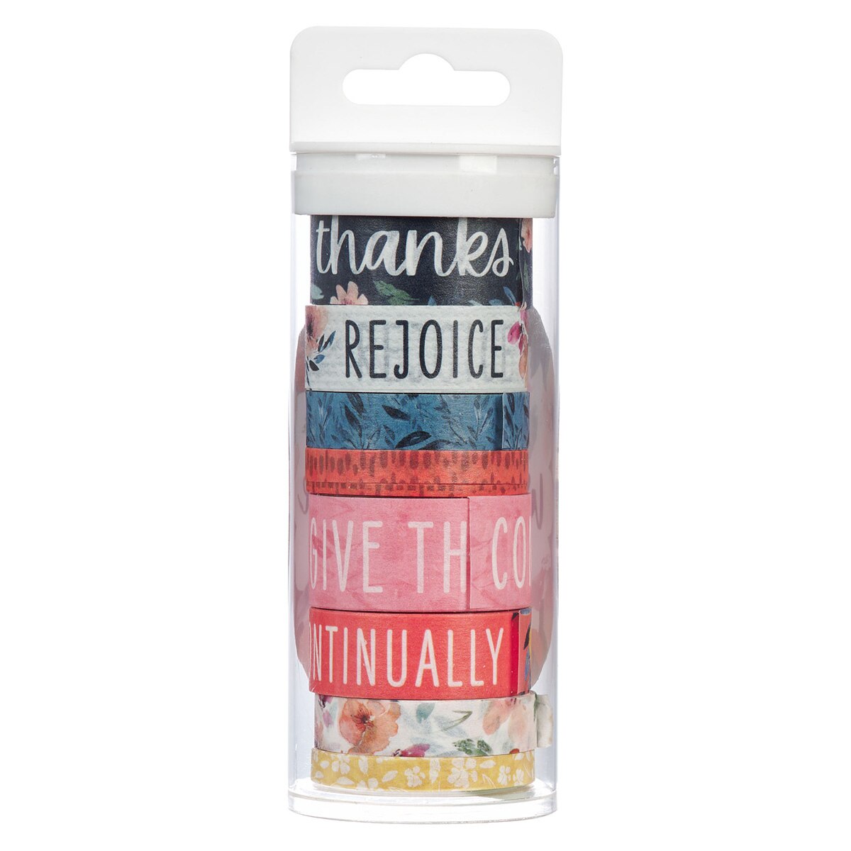 Give Thanks Always Washi Tape Set - 1 Thessalonians 5:16-17